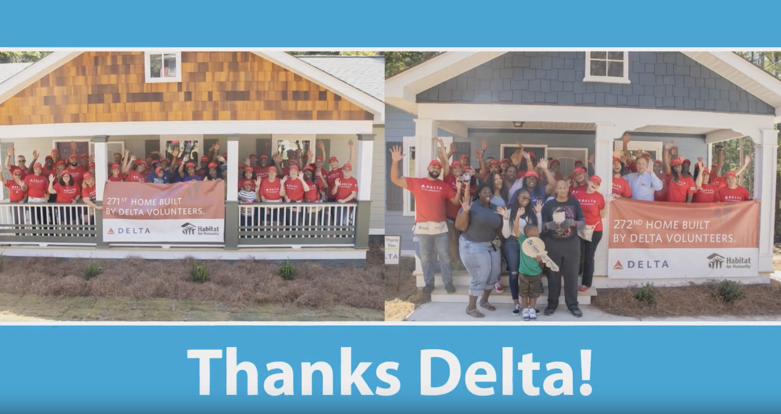 Read more about the article Delta Completes Its 271st and 272nd Habitat Home
