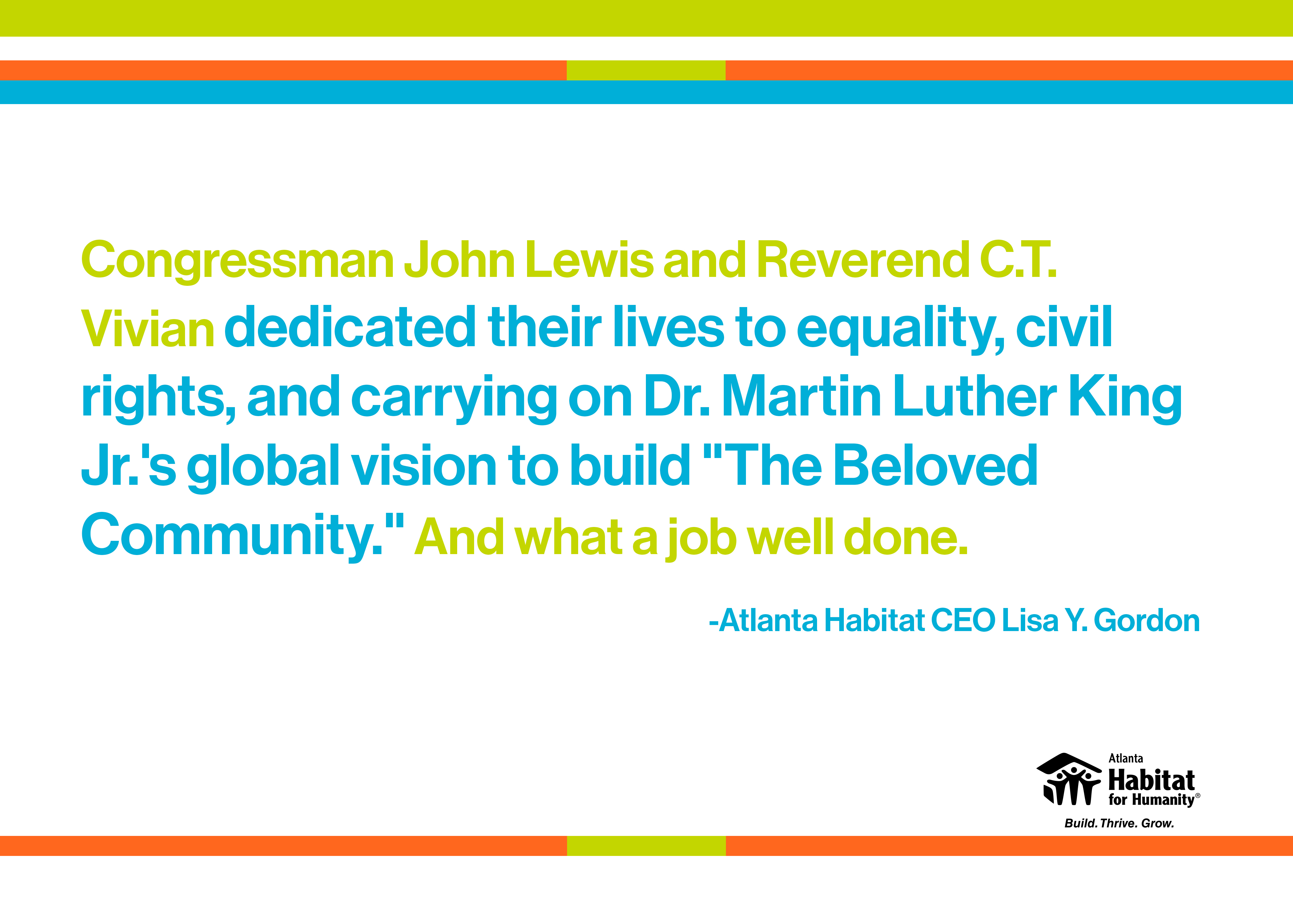 You are currently viewing Atlanta Habitat CEO Reflects on the Powerful Legacy of Rep. John R. Lewis and Rev. C.T. Vivian