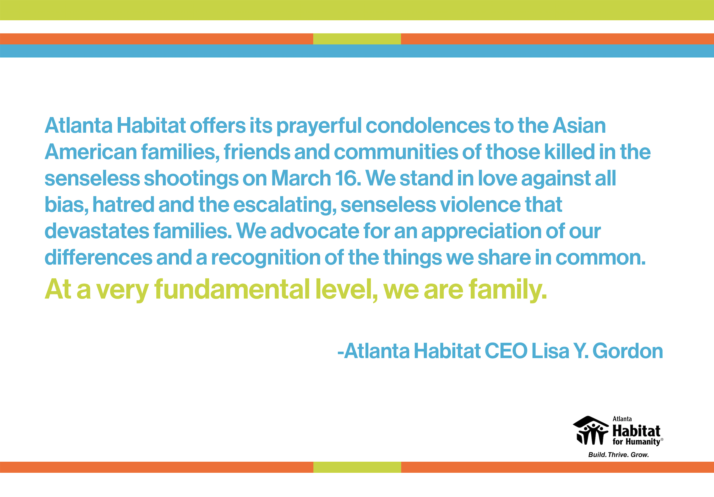 Read more about the article Atlanta Habitat CEO offers special prayers and solidarity to Asian American families
